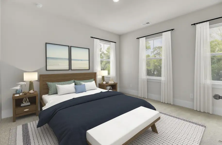 Furnished interior view inside a new home in , Johns Island (Image 6).