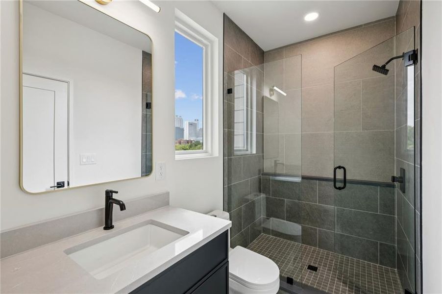 Furnished interior view inside a new home in , Atlanta (Image 13).