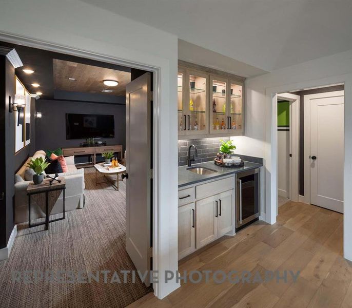 Furnished interior view inside a new home in Star Trail: 55ft. lots, Prosper (Image 15). Furnished interior view inside a new home in Star Trail: 55ft. lots, Prosper (Image 15).