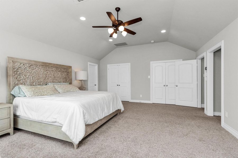 Furnished interior view inside a new home in Artavia 70′, Conroe (Image 37).