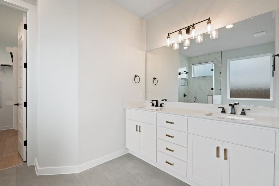 Furnished interior view inside a new home in Lariat, Liberty Hill (Image 13).