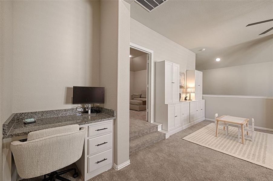 Furnished interior view inside a new home in Parks at Panchasarp Farms, Burleson (Image 18).