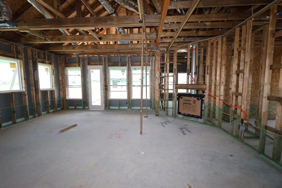In-progress construction of a new home in Legacy - Retreat Collection, League City, TX (Image 13).