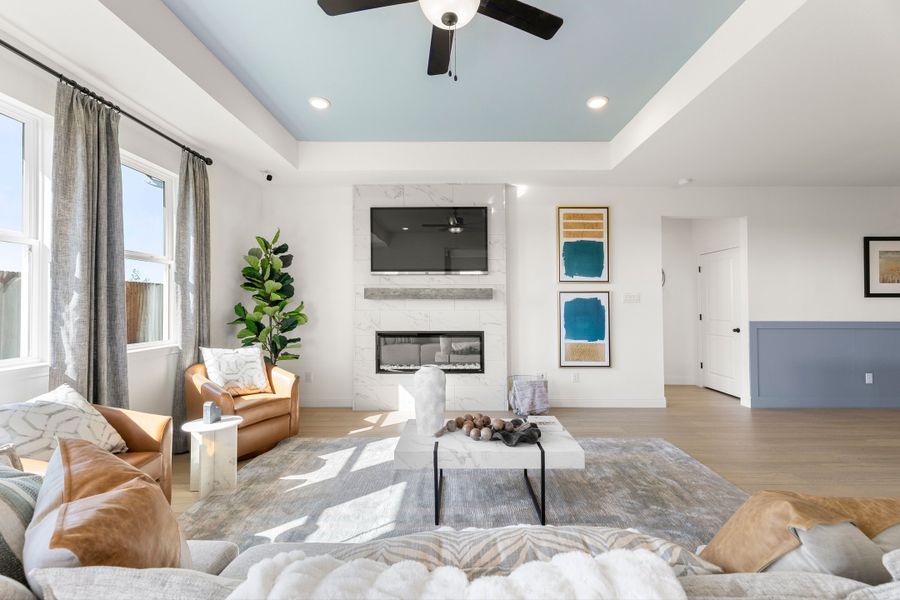 Representative furnished interior of a home built from the The Laurel G by Davidson Homes LLC in Meadow Ridge Estates, Josephine (Image 15).