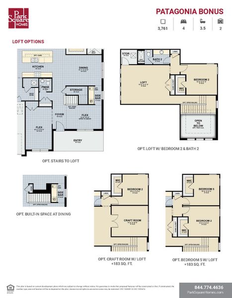 2D floor plan layout for the Patagonia by Park Square Residential in The Sanctuary at Seaire, Parrish, FL (Image 5). 2D floor plan layout for the Patagonia by Park Square Residential in The Sanctuary at Seaire, Parrish, FL (Image 5).