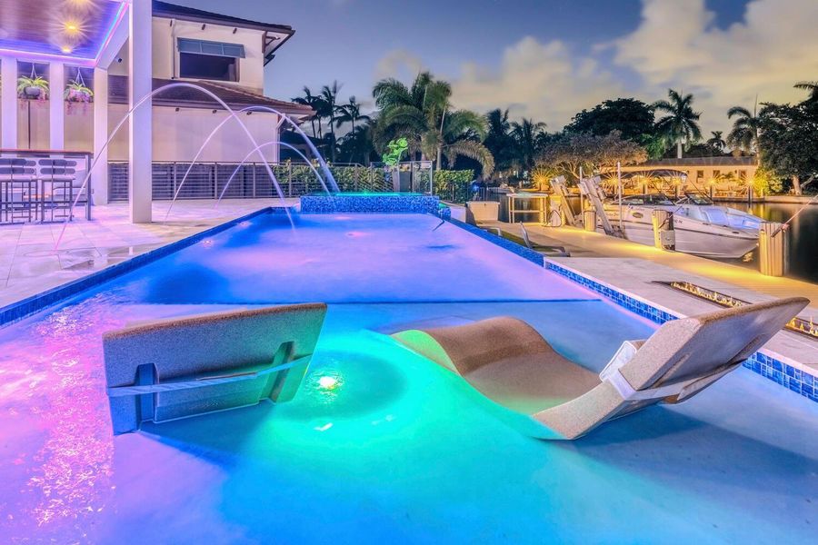 Exterior details and patio area of a home in , Lighthouse Point (Image 35).