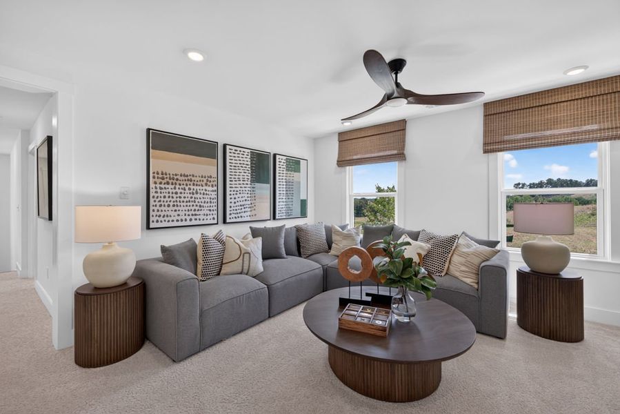 Representative furnished interior of a home built from the Newlyn by Pulte Homes in Windsor Court, Fayetteville (Image 26).