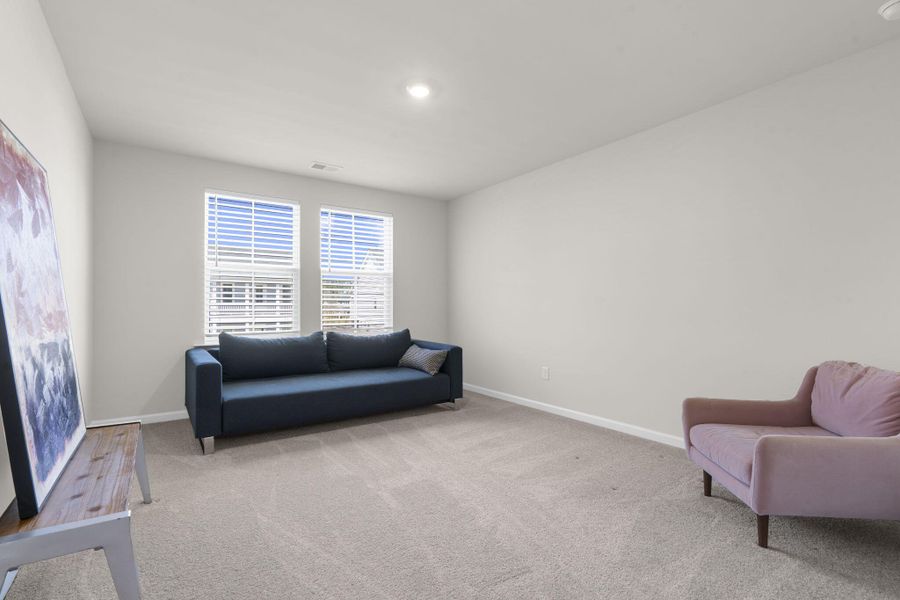 Furnished interior view inside a new home in Sweetgrass at Summers Corner, Summerville (Image 16).