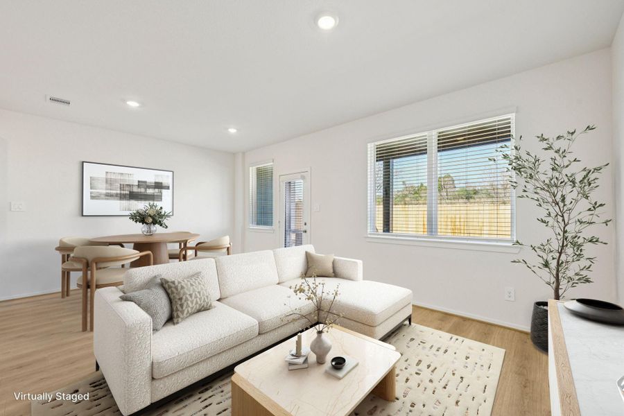 Furnished interior view inside a new home in Pinewood Trails - City Series, Atascocita (Image 12).