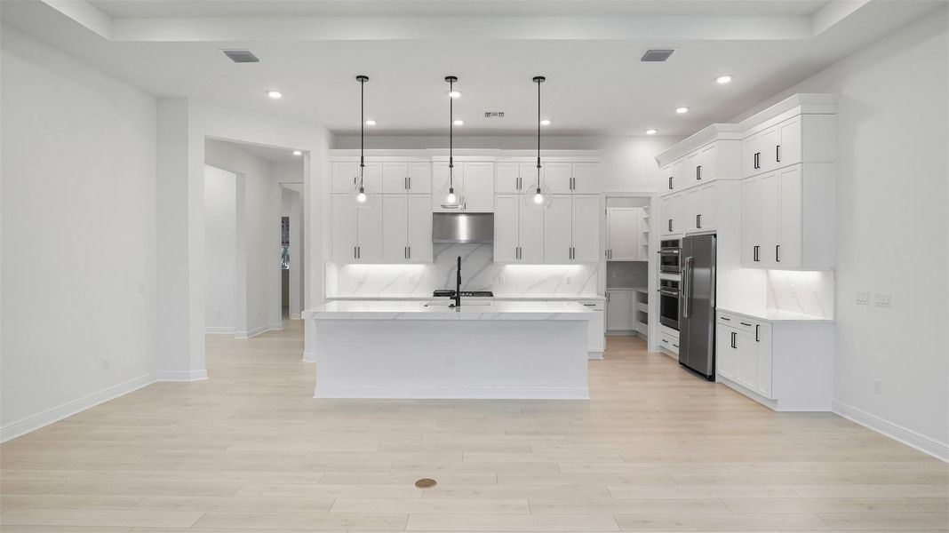 Furnished interior view inside a new home in Cresswind Palm Beach at Westlake, Westlake (Image 15).