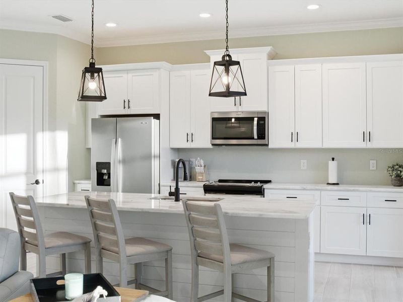 Furnished interior view inside a new home in , Rotonda West (Image 32).