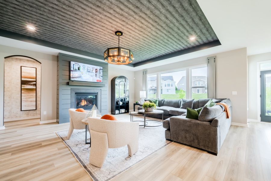 Representative furnished interior of a home built from the Calvin by Fischer Homes in Twin Lakes, Hoschton (Image 29). Representative furnished interior of a home built from the Calvin by Fischer Homes in Twin Lakes, Hoschton (Image 29).