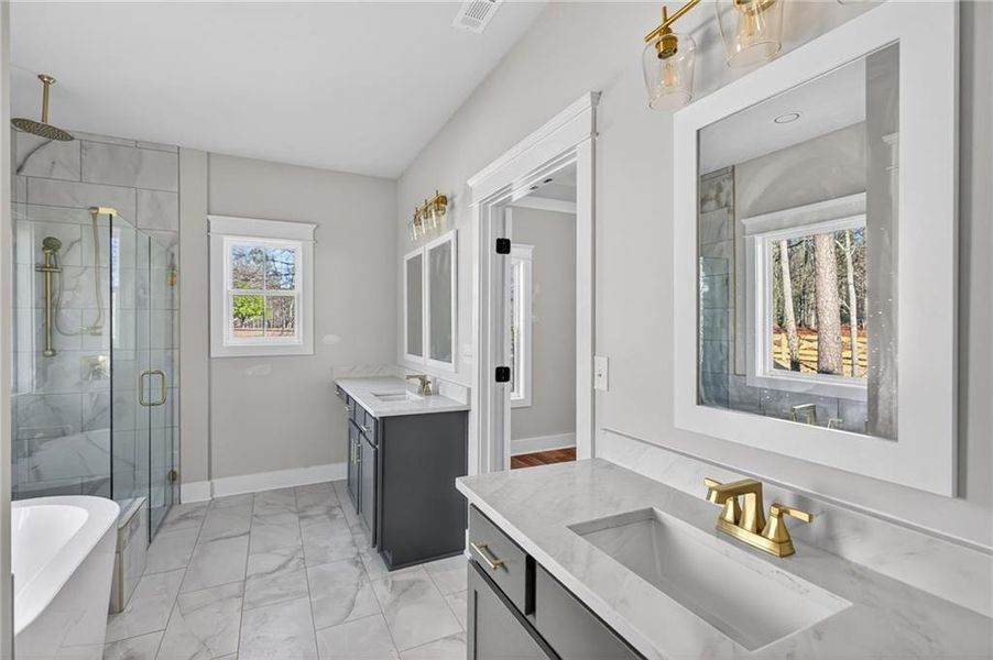 Furnished interior view inside a new home in , Douglasville (Image 16).