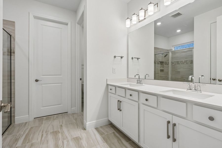 Furnished interior view inside a new home in Legends Preserve - Signature Series, Daytona Beach (Image 5).