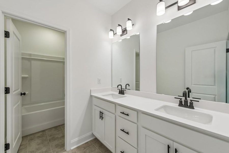 Furnished interior view inside a new home in Auburn Glen, Dacula (Image 13).