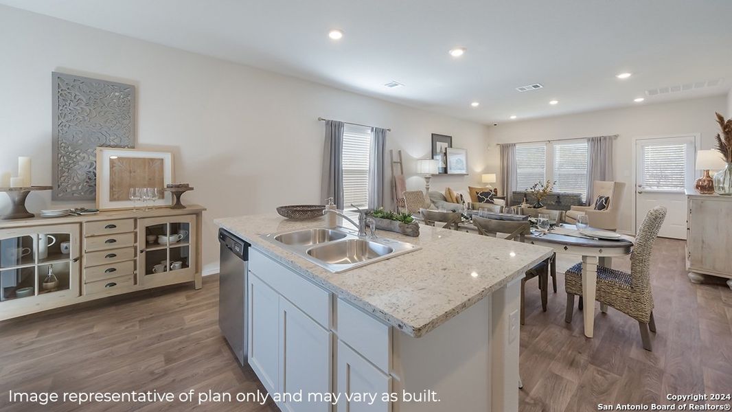 Furnished interior view inside a new home in , San Antonio (Image 3).