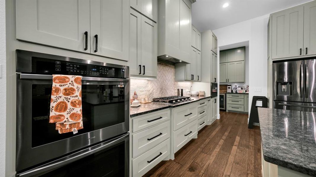 Kitchen Looking Into Butlers Pantry