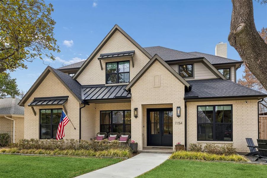 Front exterior of a new home in , Dallas, TX, highlighting curb appeal (Image 2). Front exterior of a new home in , Dallas, TX, highlighting curb appeal (Image 2).
