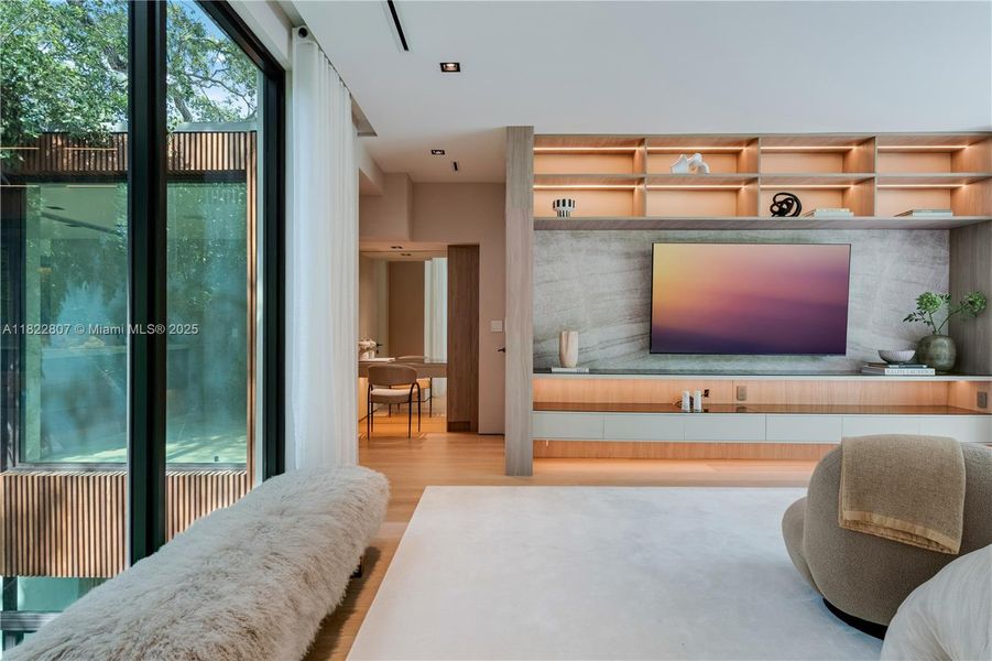 Furnished interior view inside a new home in , Miami (Image 29). Furnished interior view inside a new home in , Miami (Image 29).