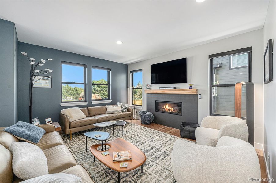 Family Room from a recent build of this plan. Family Room from a recent build of this plan.