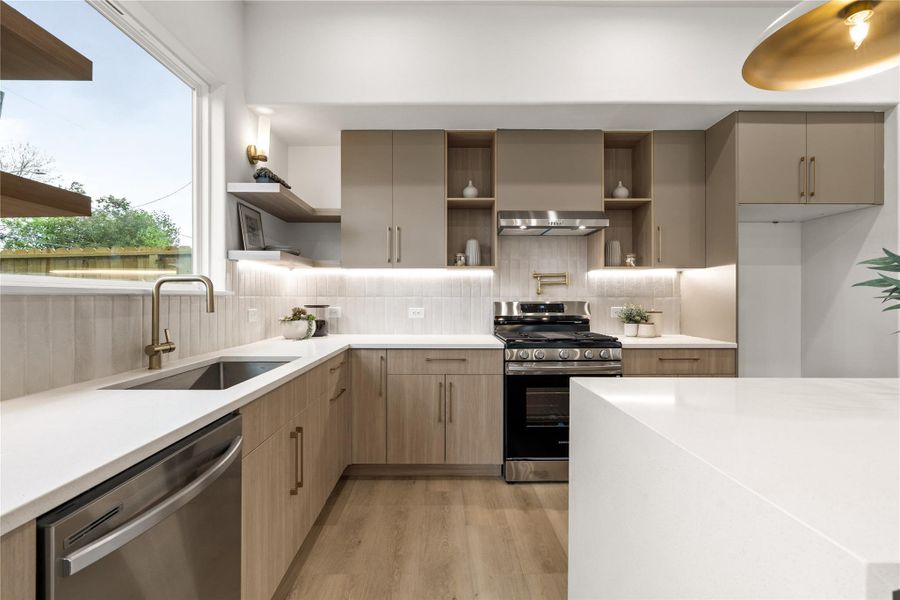 Furnished interior view inside a new home in , Houston (Image 25).