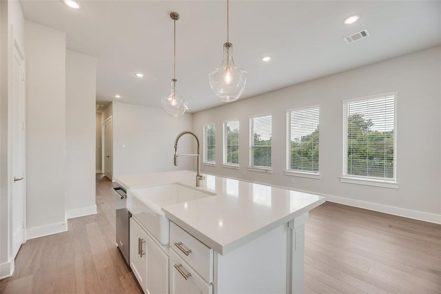 Furnished interior view inside a new home in Collin Creek, Plano (Image 9).