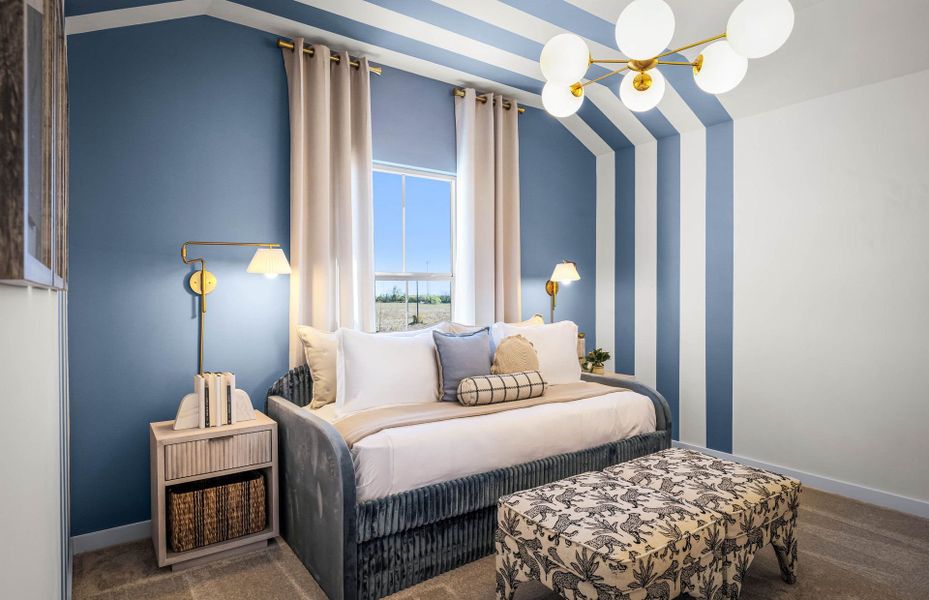 Representative furnished interior of a home built from the Sanford by Pulte Homes in Kuempel Farms, Pflugerville (Image 14).