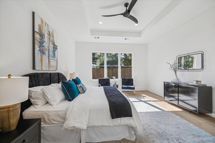 Furnished interior view inside a new home in , Houston (Image 13).