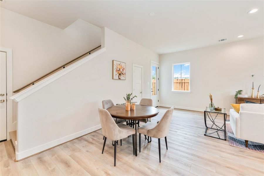 Furnished interior view inside a new home in , Houston (Image 11).