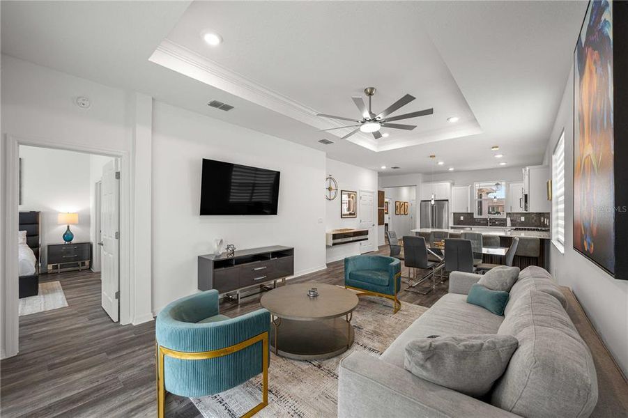 Furnished interior view inside a new home in , Ocala (Image 16).