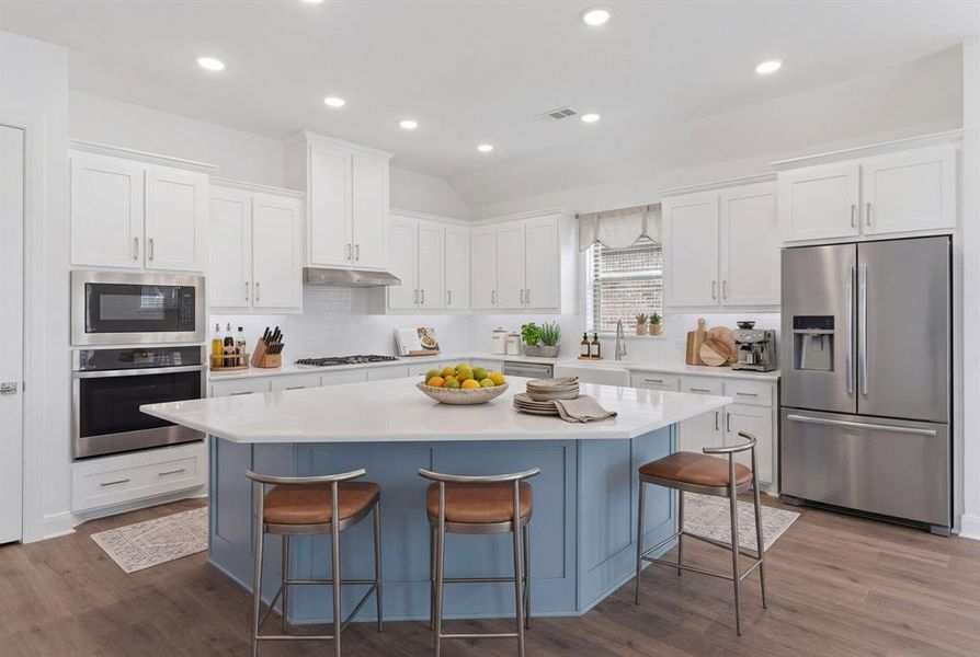 Furnished interior view inside a new home in , Van Alstyne (Image 11).