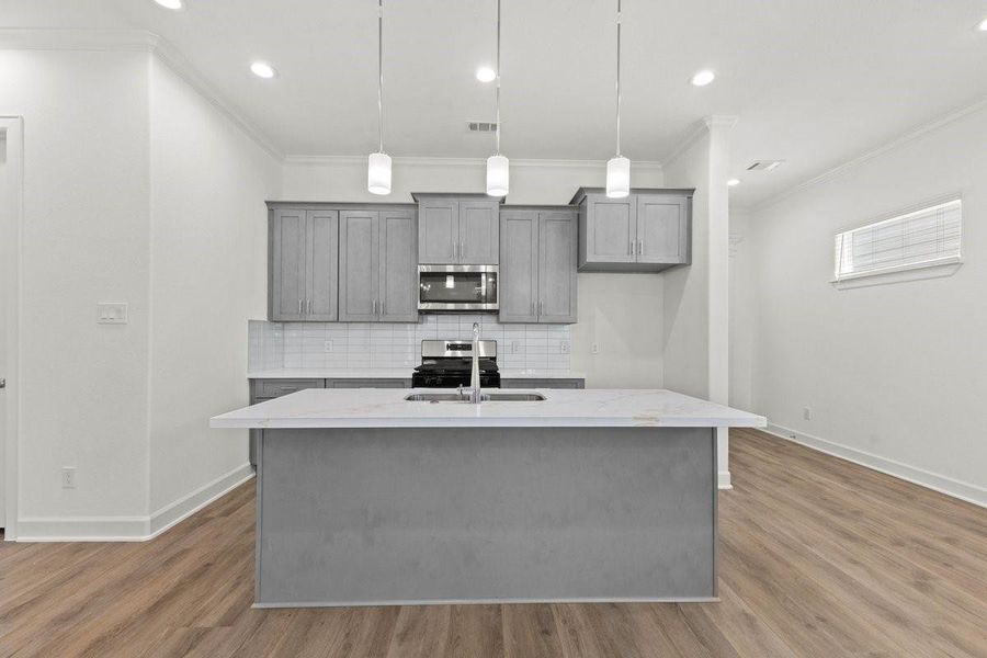 Furnished interior view inside a new home in , Houston (Image 2). Furnished interior view inside a new home in , Houston (Image 2).