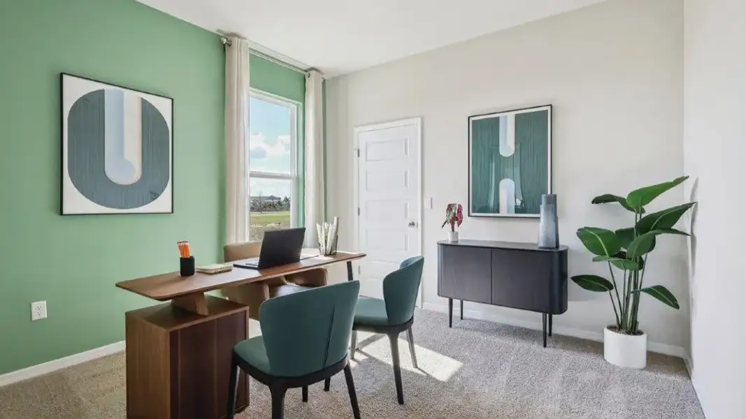 Furnished interior view inside a new home in Hawthorne Ranch, Lakeland (Image 23).