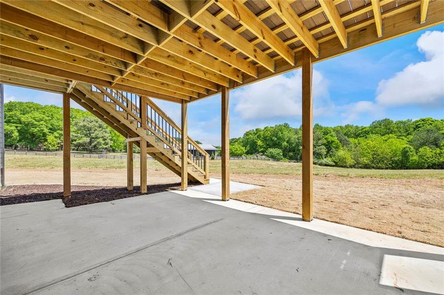 In-progress construction of a new home in , Monroe, GA (Image 76).