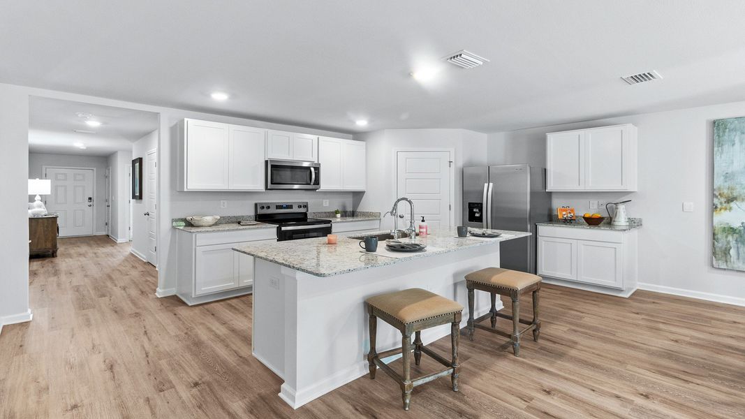 Furnished interior view inside a new home in Wesley Park, Crawfordville (Image 4). Furnished interior view inside a new home in Wesley Park, Crawfordville (Image 4).