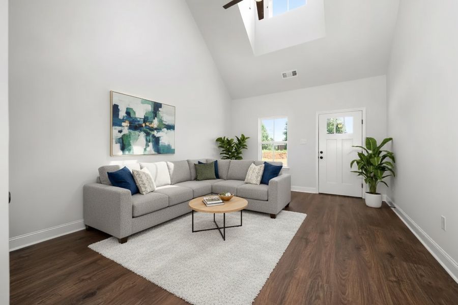Furnished interior view inside a new home in Saddlebrook, Murfreesboro (Image 6).