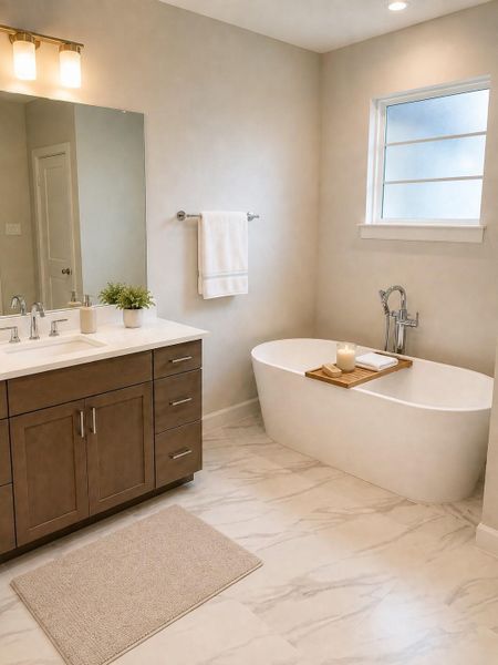 Furnished interior view inside a new home in , Houston (Image 6).
