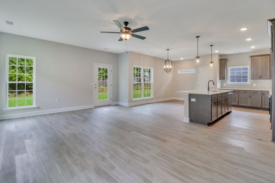 St. Helena – Great Room View into Kitchen and Dining Area St. Helena – Great Room View into Kitchen and Dining Area