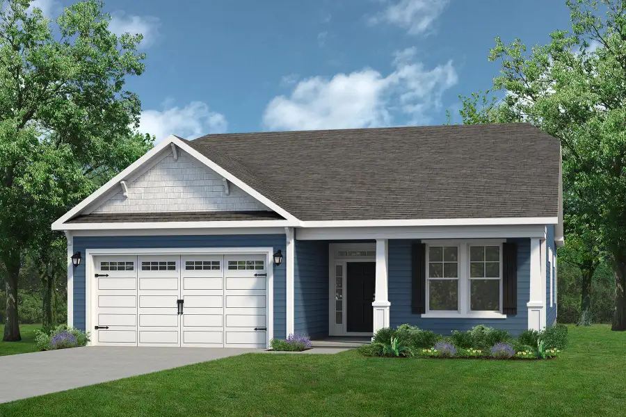 Front exterior of a home in the Terrapin community, located in Leland, NC (Image 12).