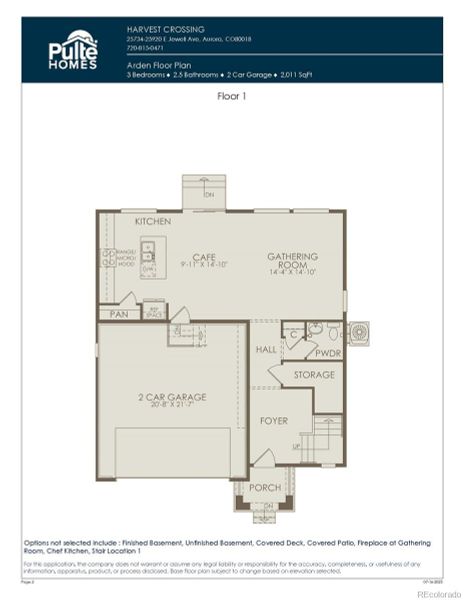 Main Level Floorplan