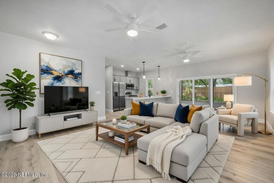 Furnished interior view inside a new home in , Interlachen (Image 14).