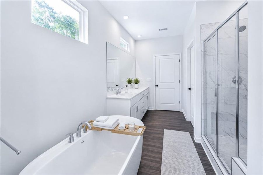 Furnished interior view inside a new home in , Lawrenceville (Image 31). Furnished interior view inside a new home in , Lawrenceville (Image 31).