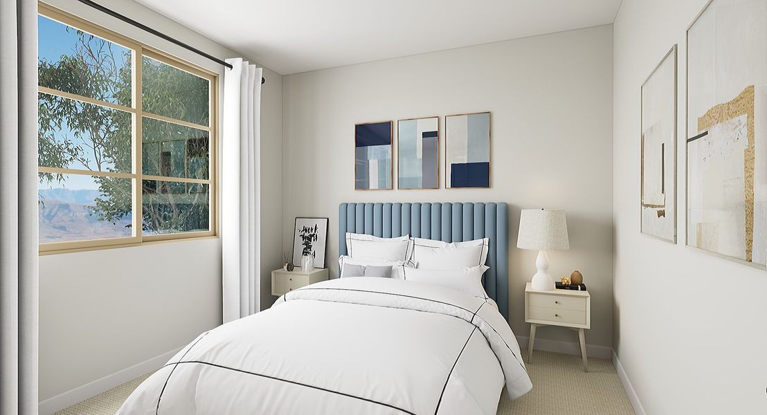 Representative furnished interior of a home built from the Kendrick Plan 3506 by Tri Pointe Homes in Waterston Central, Gilbert (Image 12).