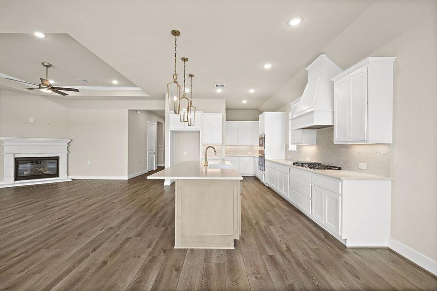 Representative furnished interior of a home built from the Daisy by Caldwell Homes in The Highlands, Porter (Image 14). Representative furnished interior of a home built from the Daisy by Caldwell Homes in The Highlands, Porter (Image 14).