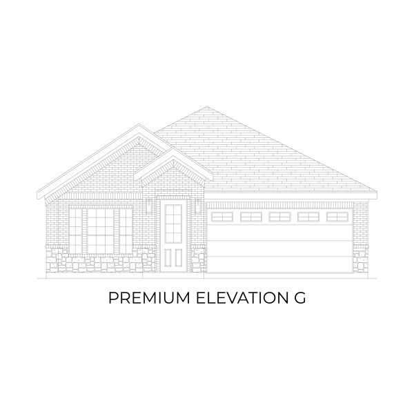 Representative rendering of the exterior for the Kennedy Select F by First Texas Homes (Image 16).