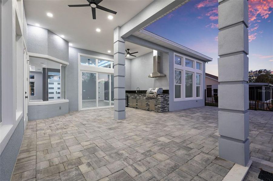 Exterior details and patio area of a home in , Palm Coast (Image 65). Exterior details and patio area of a home in , Palm Coast (Image 65).