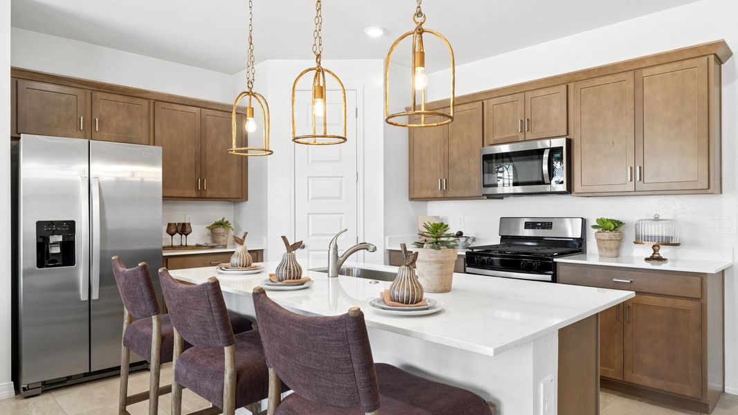 Furnished interior view inside a new home in Rio Rancho Estates, Wittmann (Image 6).