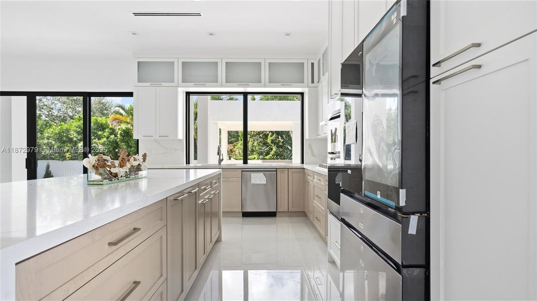 Furnished interior view inside a new home in , Miami Springs (Image 7).