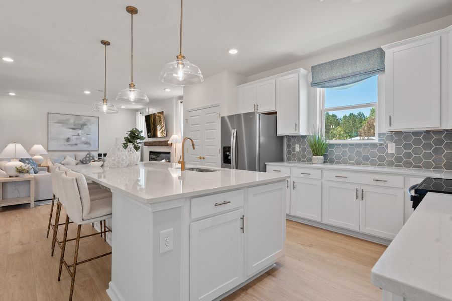 Furnished interior view inside a new home in Marshfield, Longs (Image 6).