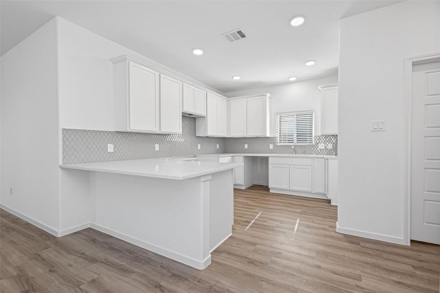 Furnished interior view inside a new home in Enclave at Willis, Willis (Image 13).